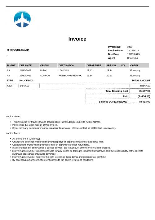 Invoice PDF 